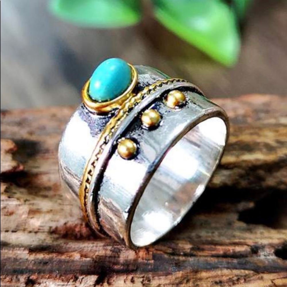 925 Sterling Silver & Turquoise Ring